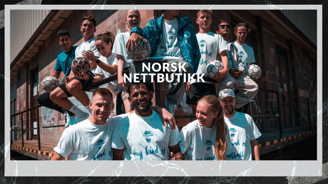 Lansering av norsk nettbutikk for fotballtriksing og streetfotball 🇳🇴