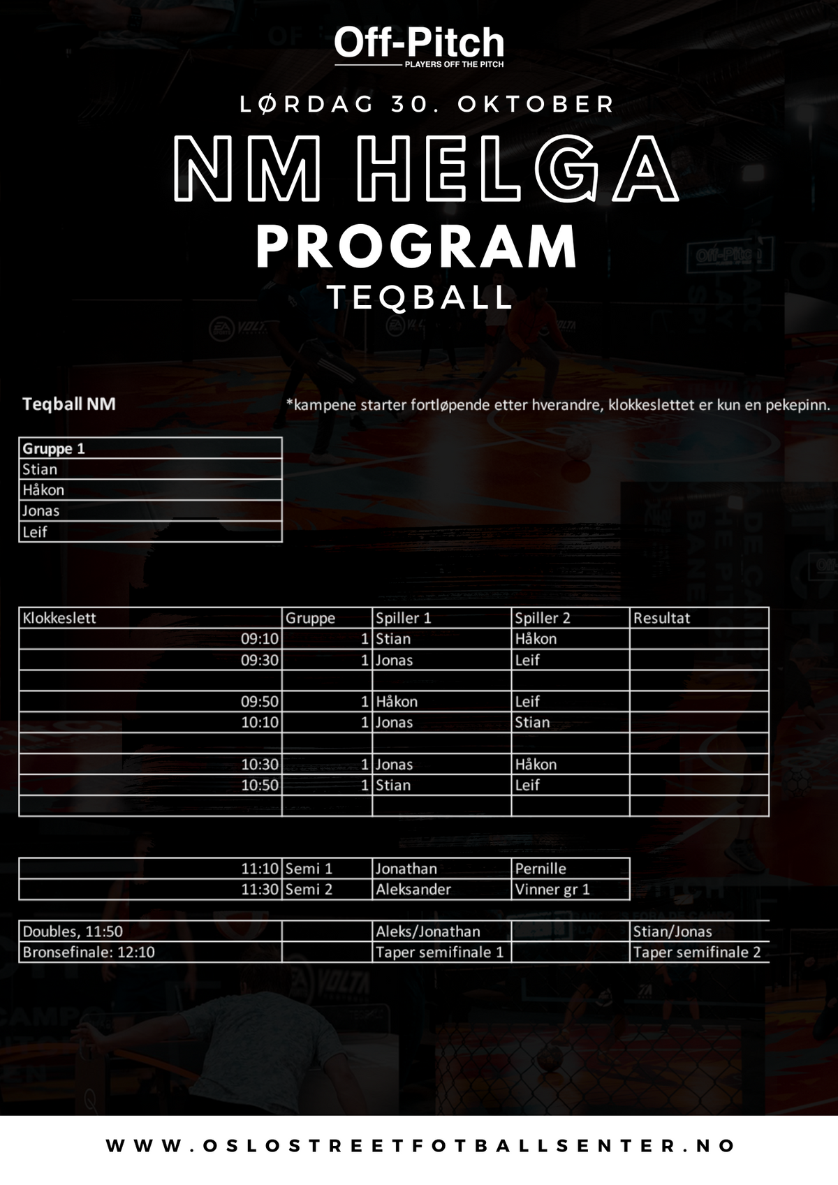 Program for NM Helga 2021