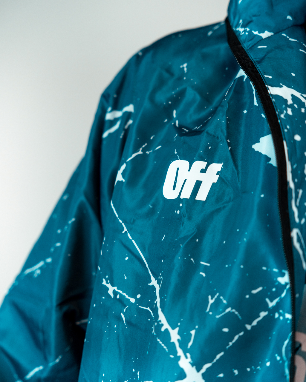 Off-Pitch x EA Sports cracked ice jacket Dark blue