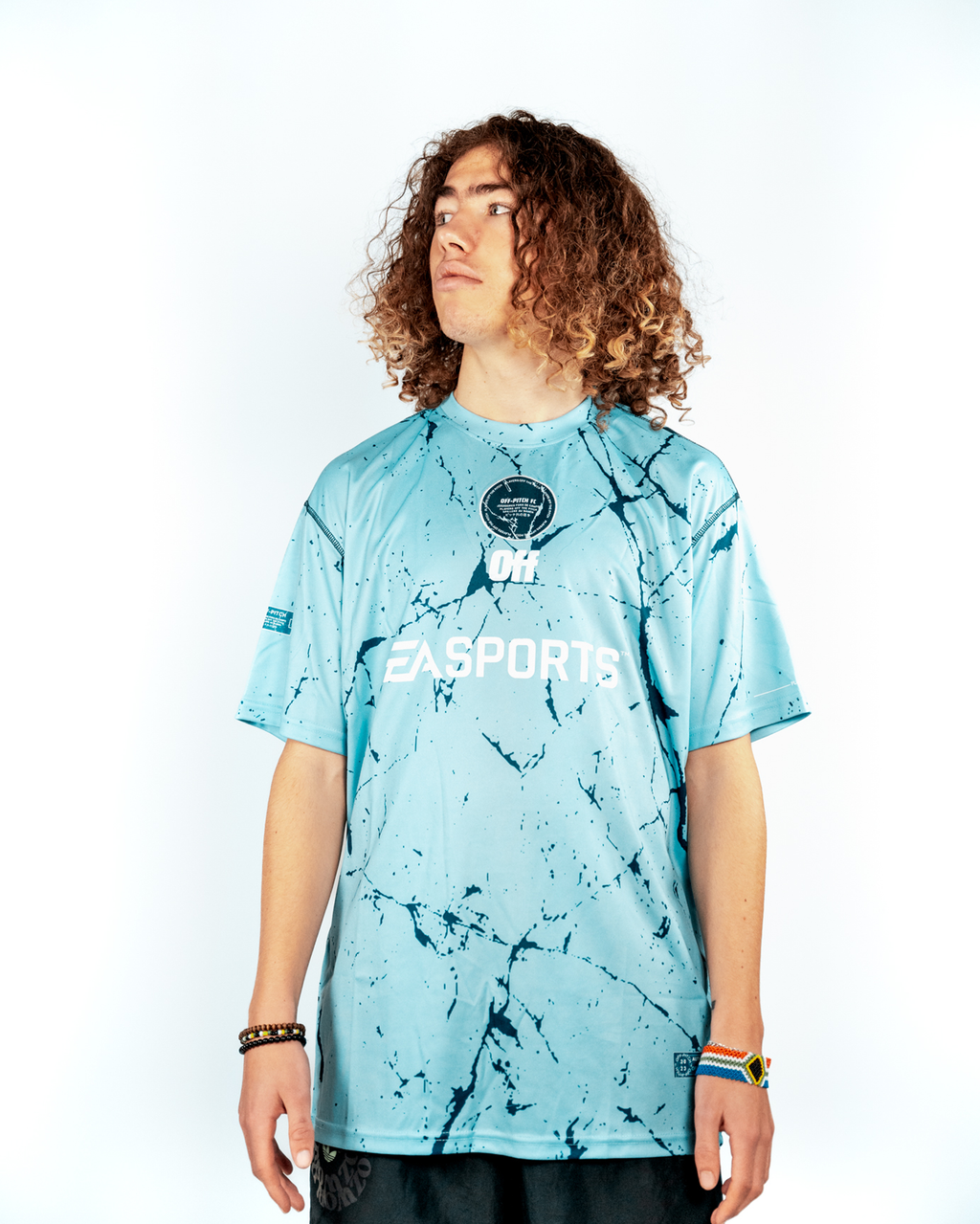 Off-Pitch x EA Sports Cracked Ice Trikot Hellblau
