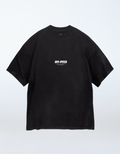 Players off the pitch T-Shirt - Black Acid Washed