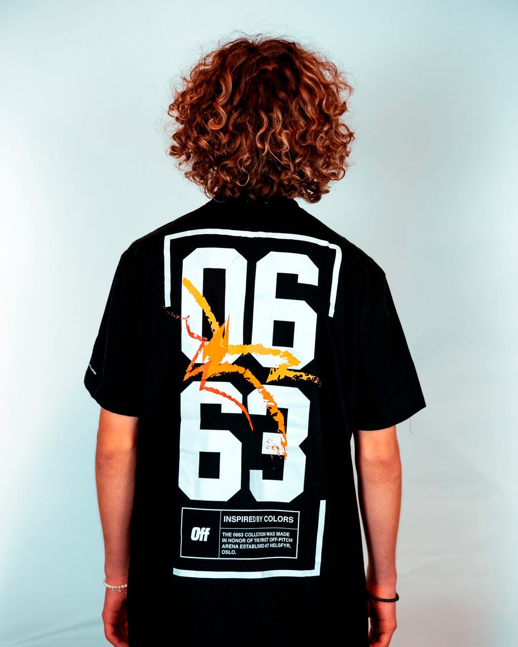 Colorful Court T-shirt - Black