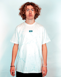 Colorful Court T-shirt - White Cracked Ice
