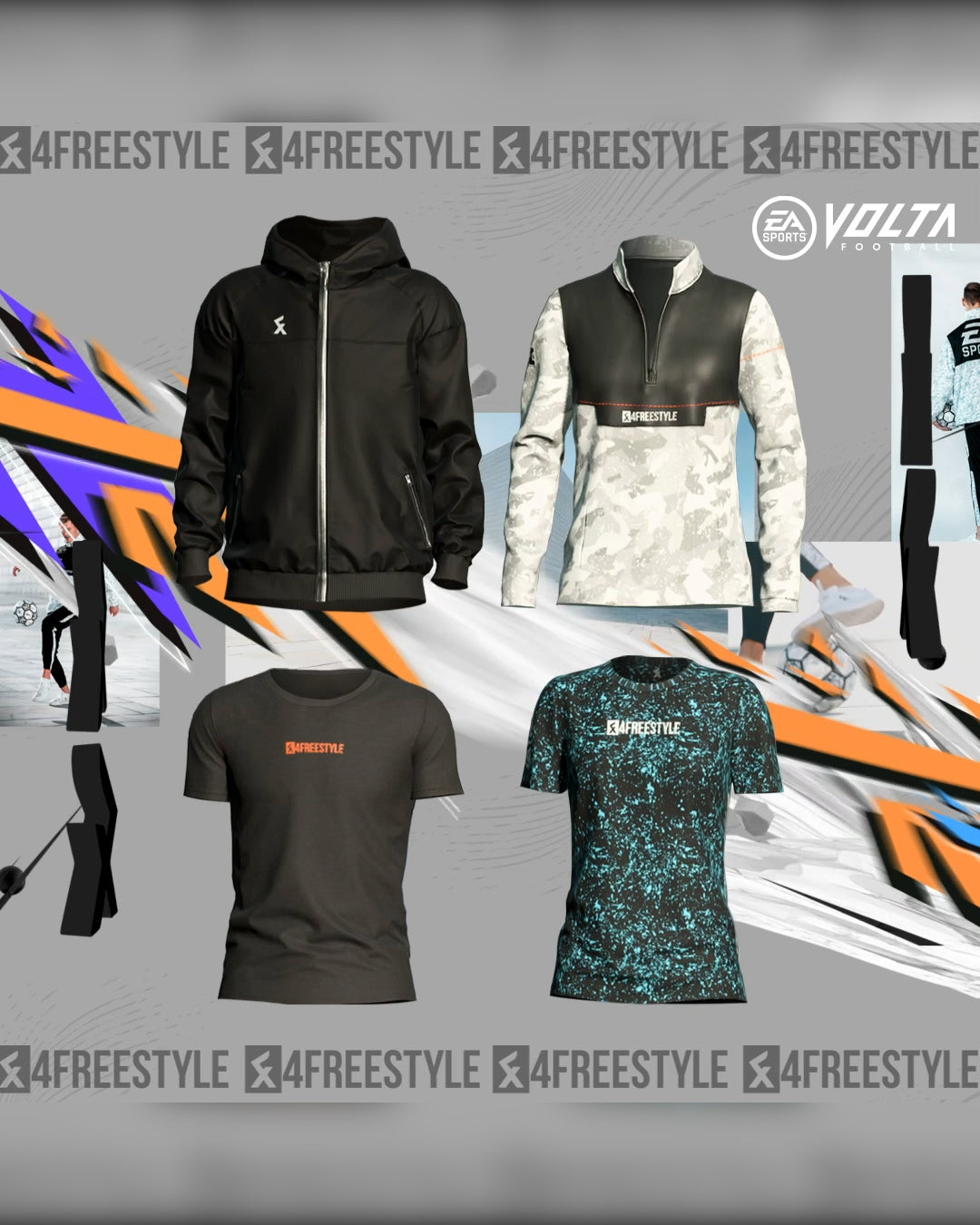 White Noise Camo Windbreaker - EA Sports