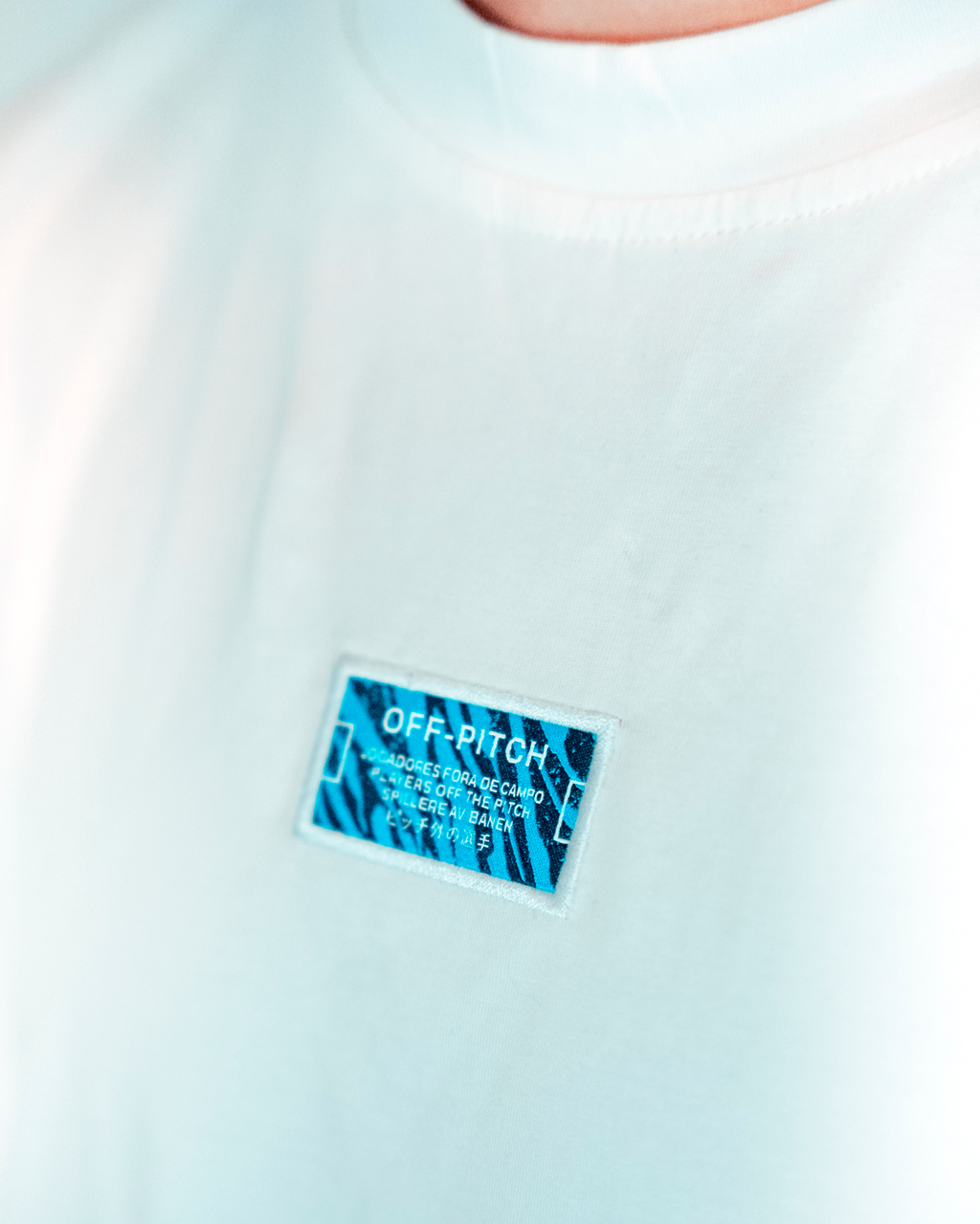 Colorful Court T-shirt - White