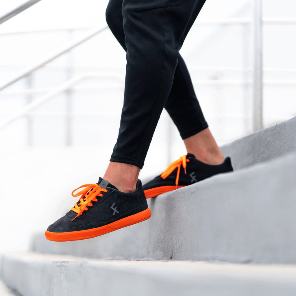 Explore IV Suede - Dark grey/ Orange