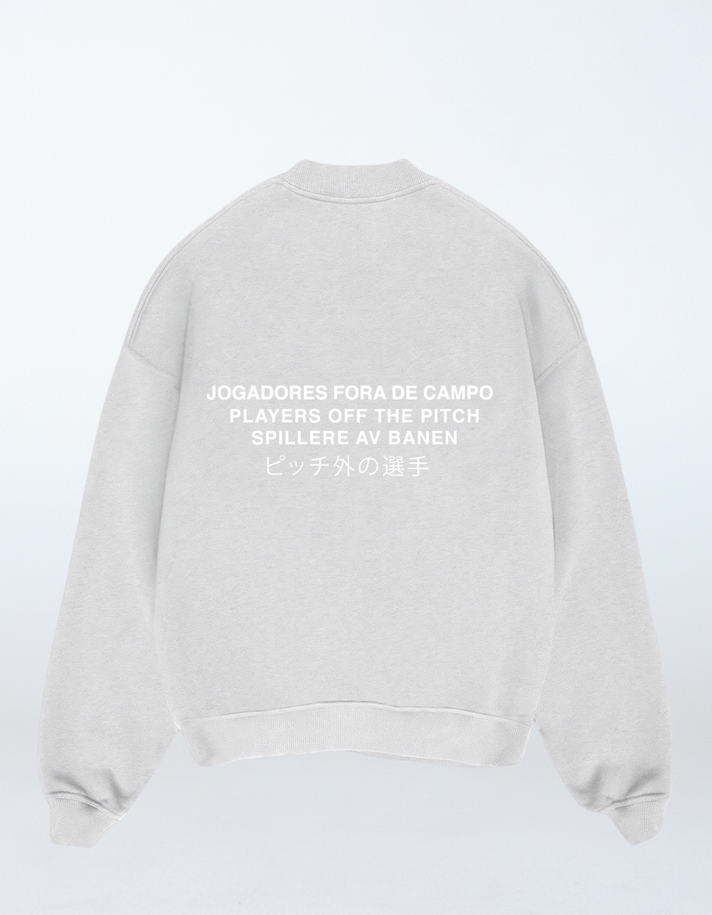 Players off the pitch sweater- Grey