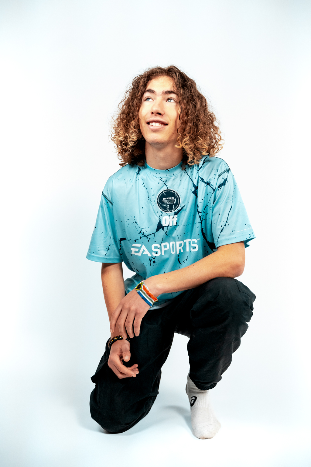 Off-Pitch x EA Sports Cracked Ice Trikot Hellblau