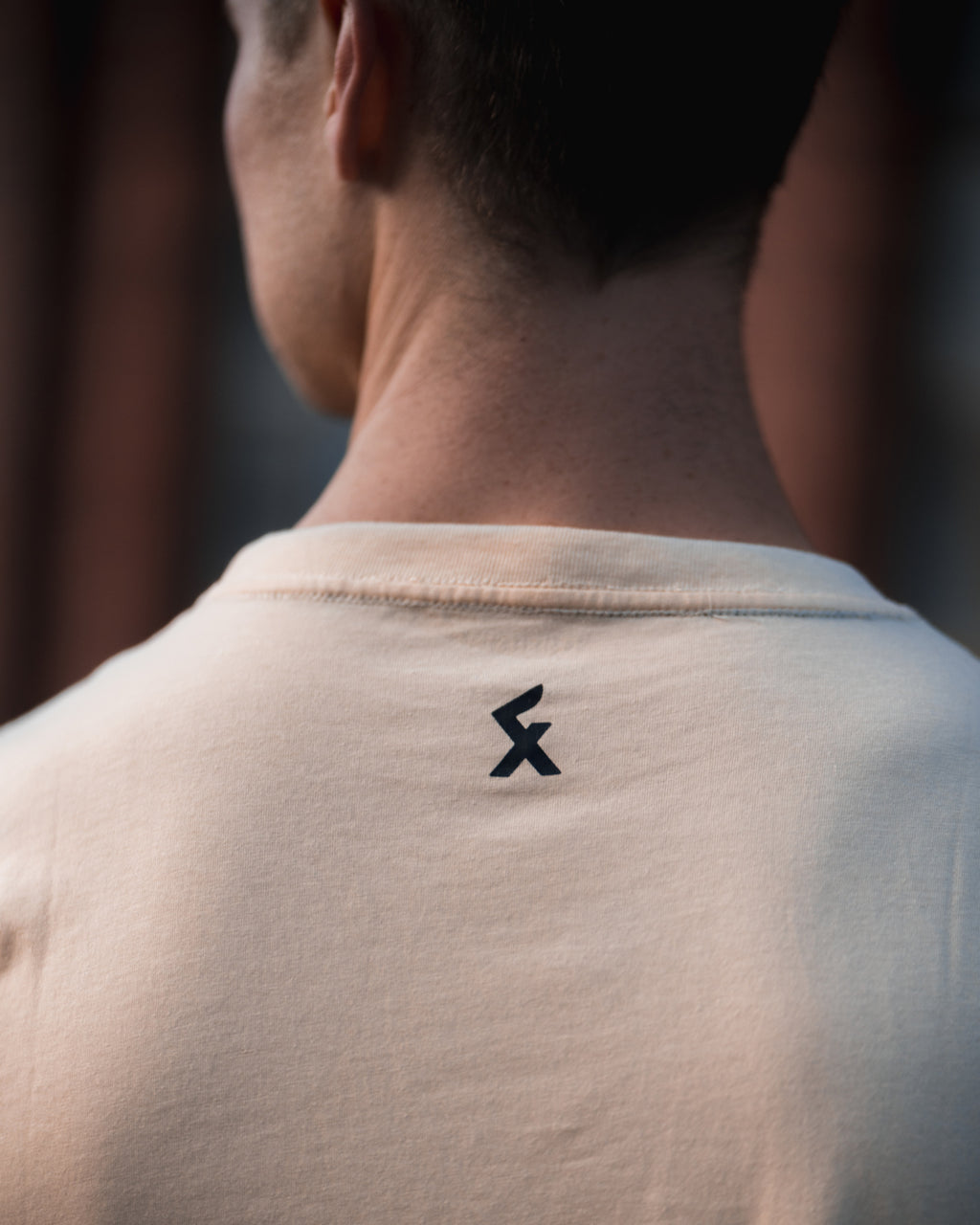 T-shirt petit logo - Jaune