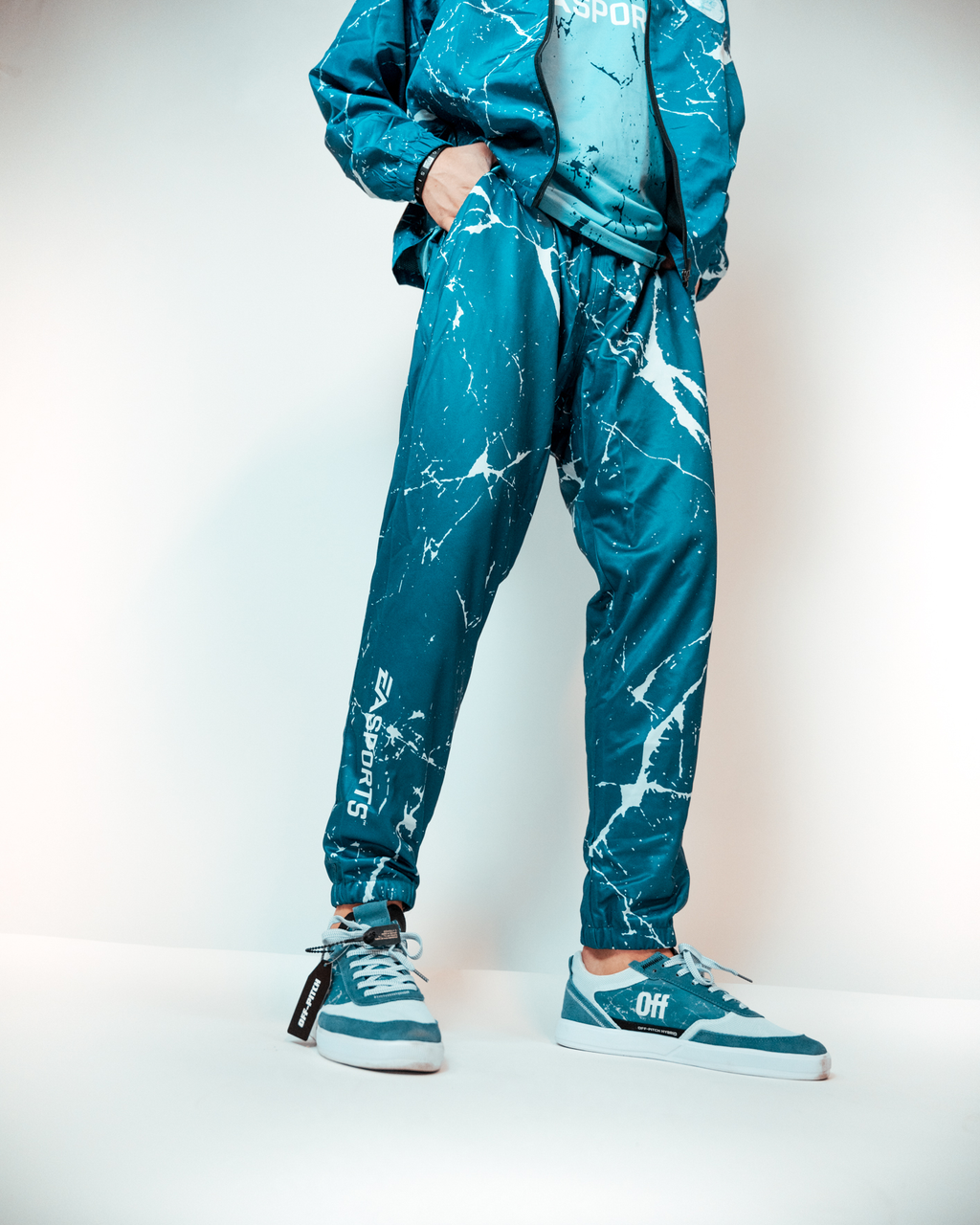 Off-Pitch x EA Sports cracked ice pants