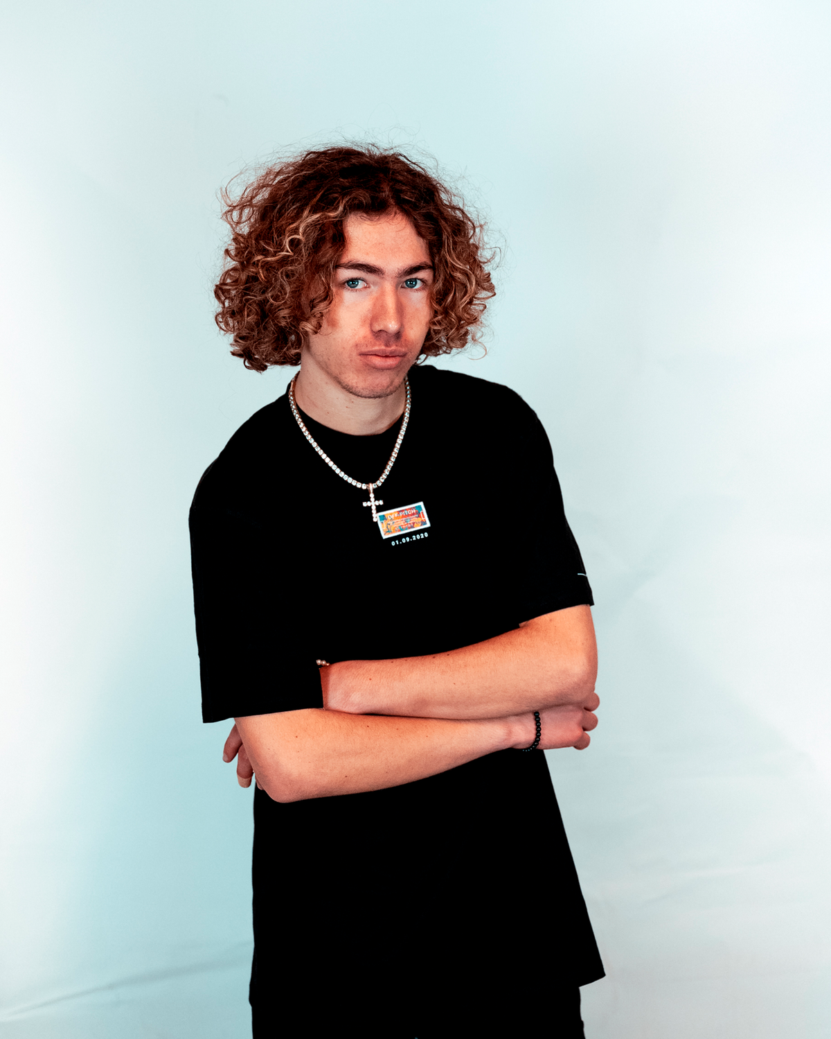 Colorful Court T-Shirt - Schwarz