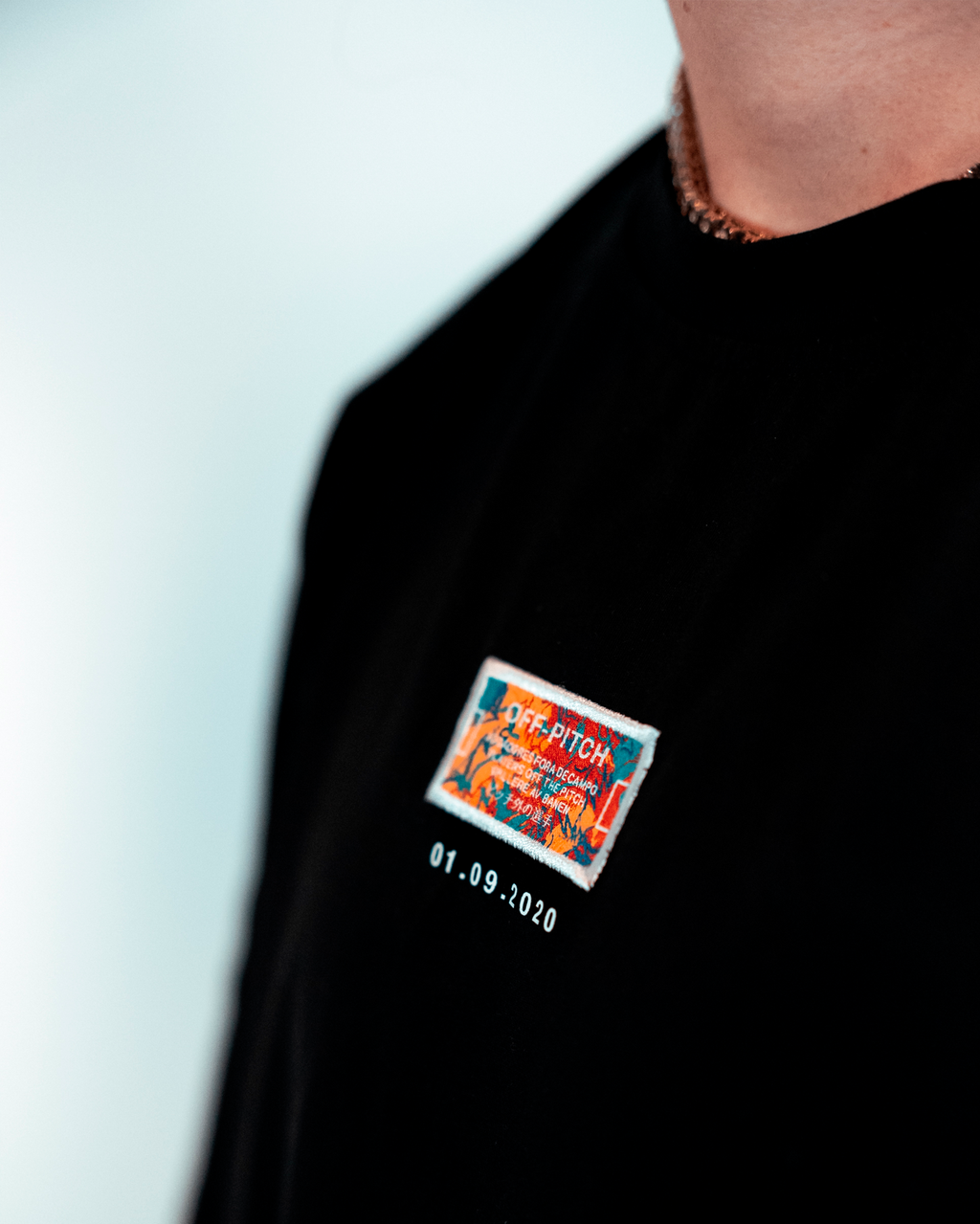 Colorful Court T-shirt - Black