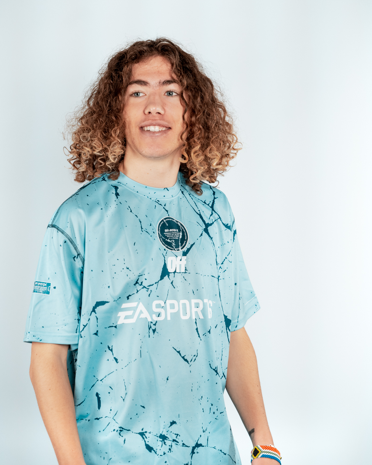 Off-Pitch x EA Sports Cracked Ice Trikot Hellblau